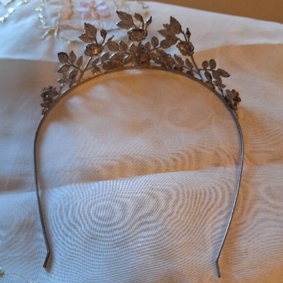 Gold Leaf Tiara/Headband - Picture 2 of 2